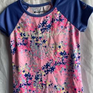 Champions 3 pc girls shorts plus 2 tops sz 5